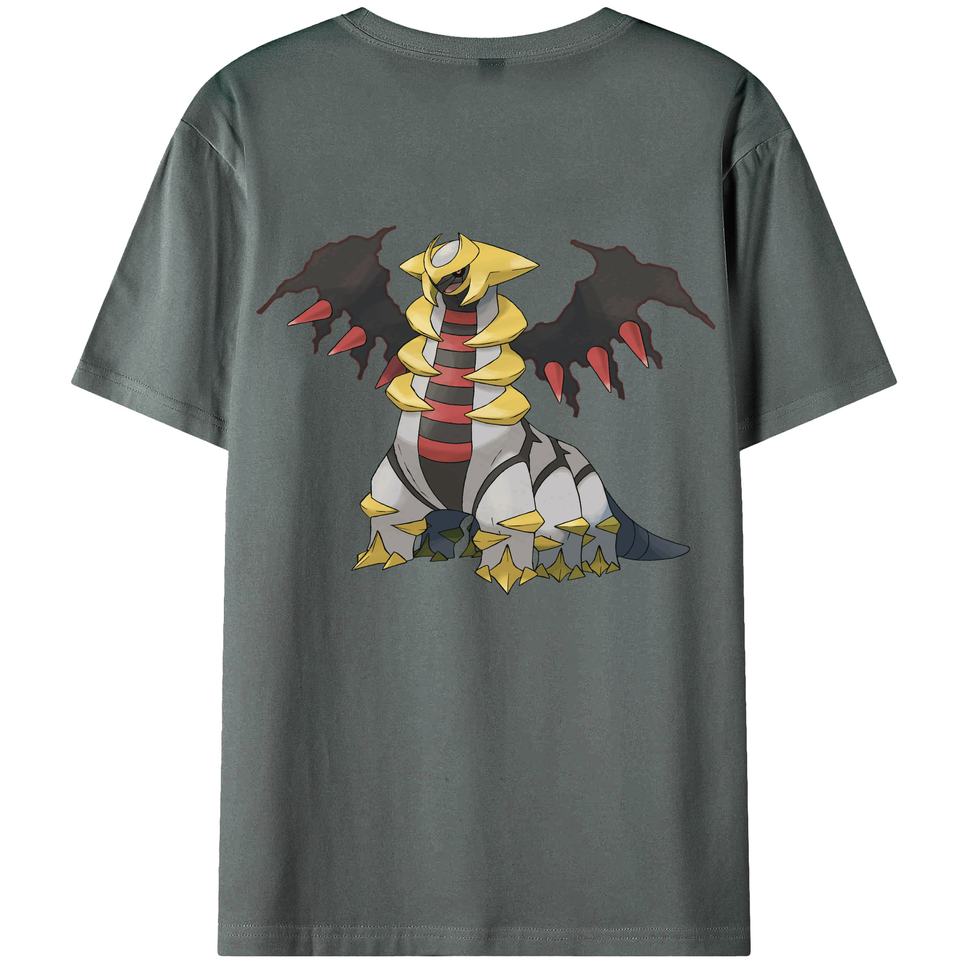 （画像用） ポケットモンスター Pokémon 綿100％ メンズ半袖Tシャツ（バックプリント） 通気性